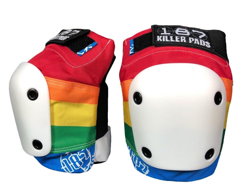 187 Rainbow Slim Knee Pads - Sucker Punch Skate Shop 187 Rainbow Slim Knee Pads - Sucker Punch Skate Shop