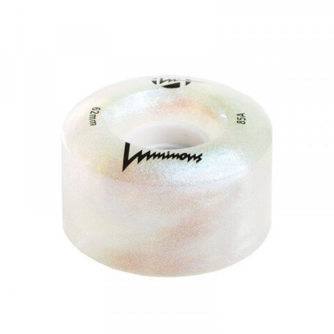 Luminous Light Up Wheels - White Pearl - 62mm