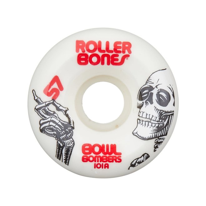 RollerBones Bowl Bombers Blanc