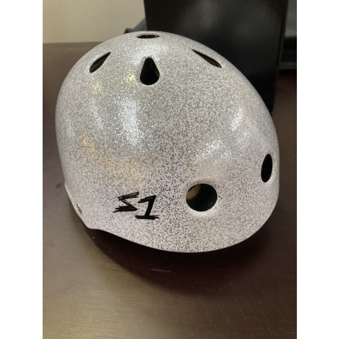 S1 Lifer Helmet White Metal Flake