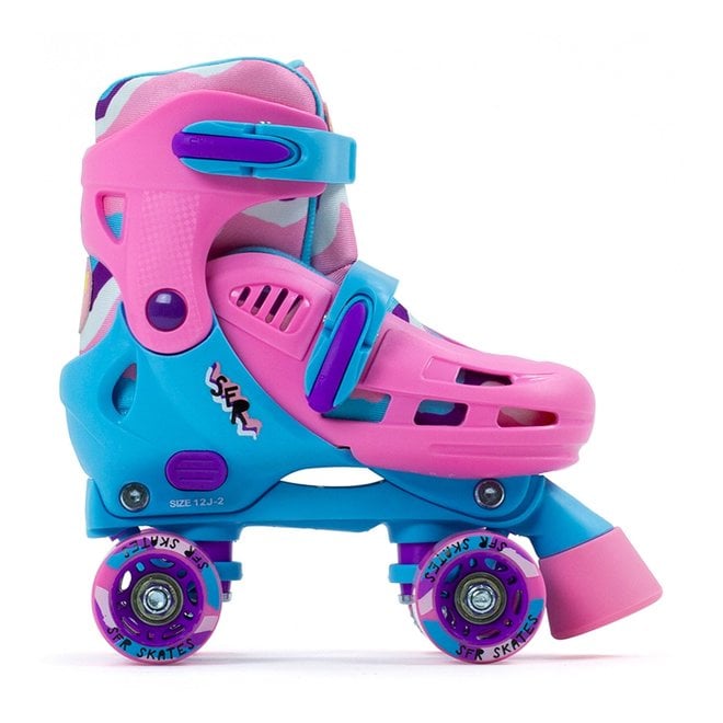 SFR Hurricane III Adjustable Skates Pink / Blue