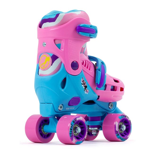SFR Hurricane III Verstelbare Rolschaatsen Roze / Blauw