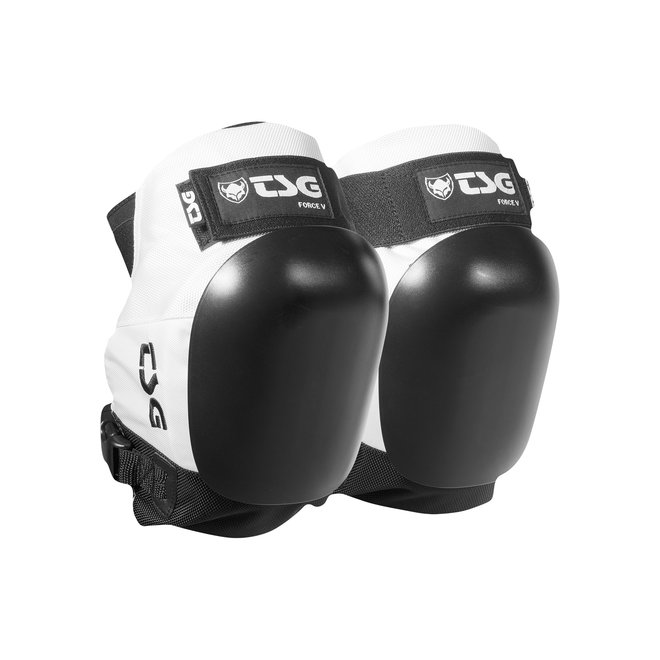 TSG Force V White Knee Pads