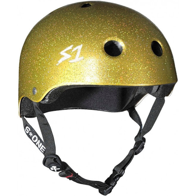 S1 Lifer Helmet Gold Sparkle