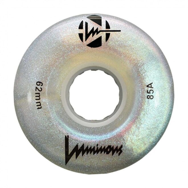 Luminous Light Up Wheels - White Pearl - 62mm