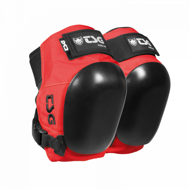 TSG Force III Red Knee Pads