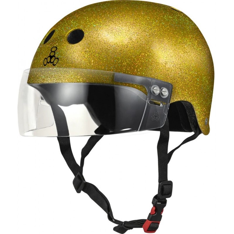 Triple 8 Triple8 Certified Sweatsaver Helm mit Visier Triple 8 Triple8 Certified Sweatsaver Helm mit Visier