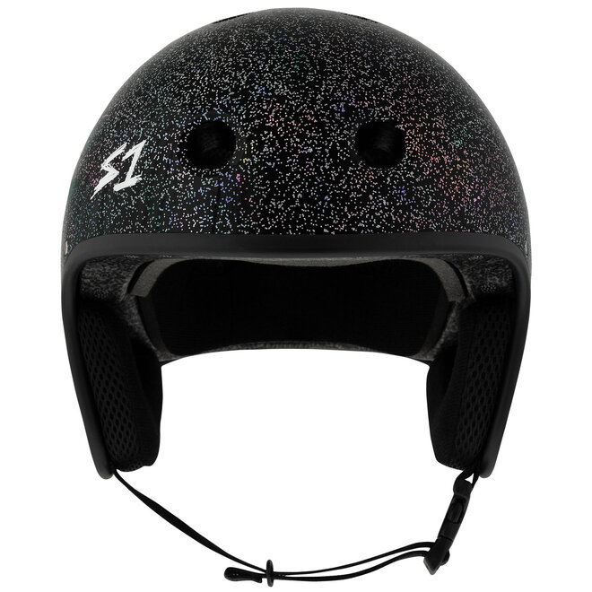 S1 Retro Lifer E-Helmet Black Gloss Glitter