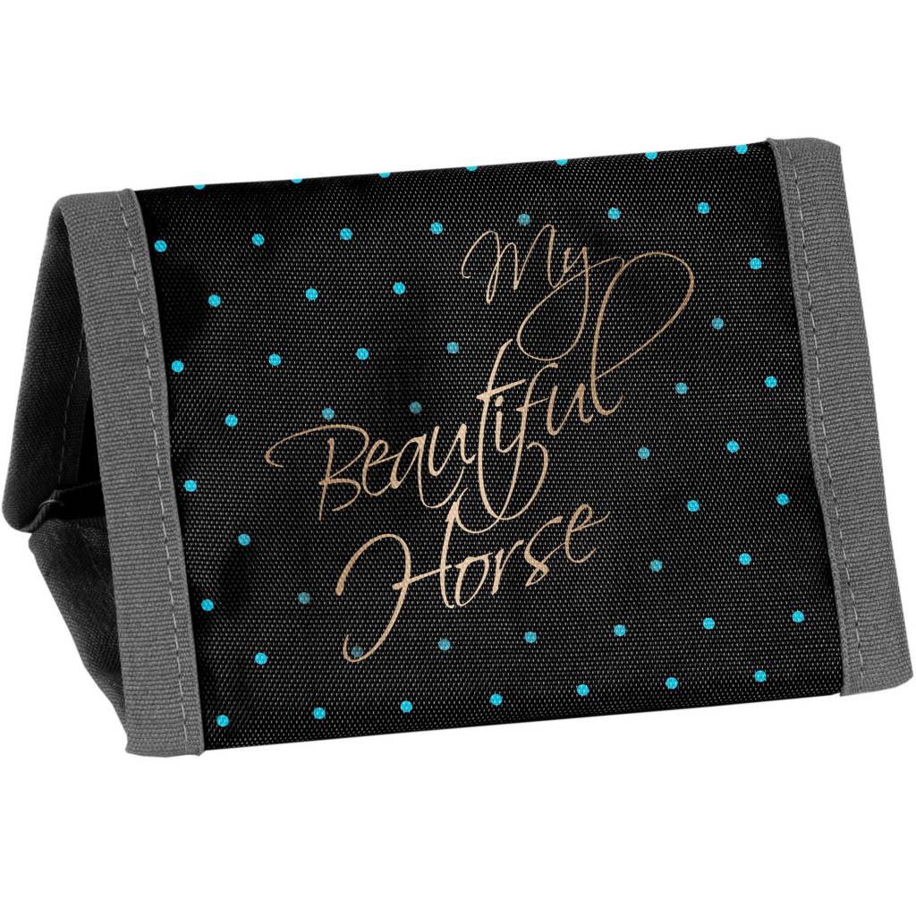 Animal Pictures My beautiful horse - Wallet - 12 x 8.5 cm - Black