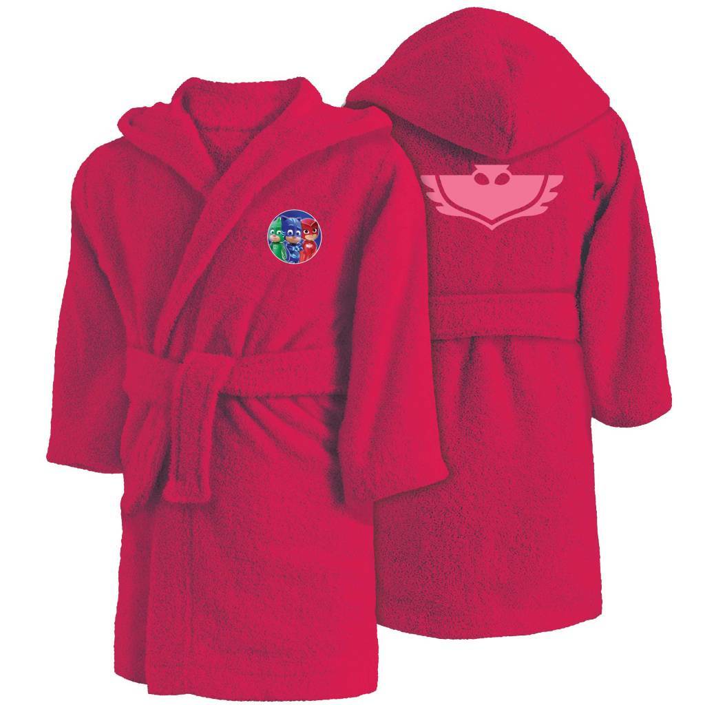 PJ Masks Owlette - Hooded Bathrobe - 2/4 years - Pink