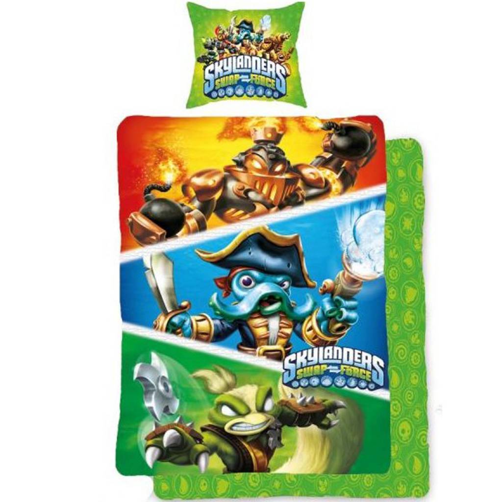 Skylanders Swap Force - Dekbedovertrek - Eenpersoons - 140 x 200 cm - Multi