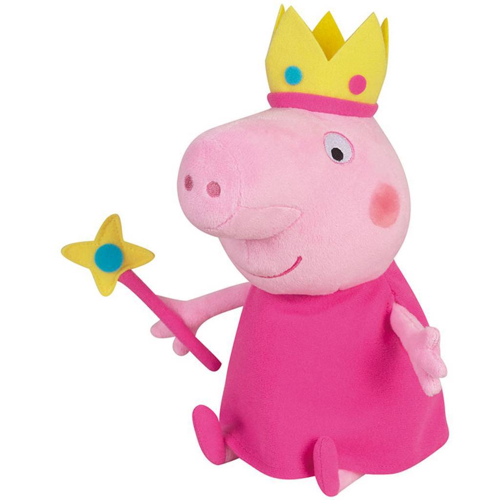 Peppa Pig Princess - Stuffed toy - 25 cm - Pink