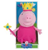 Peppa Pig Prinses - Knuffel - 25 cm - Roze