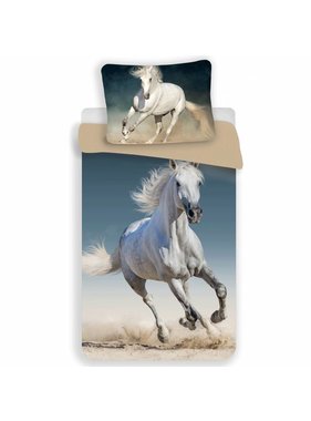 Animal Pictures Duvet cover white horse