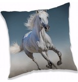 Animal Pictures White Horse - Sierkussen - 40 x 40 cm - Multi