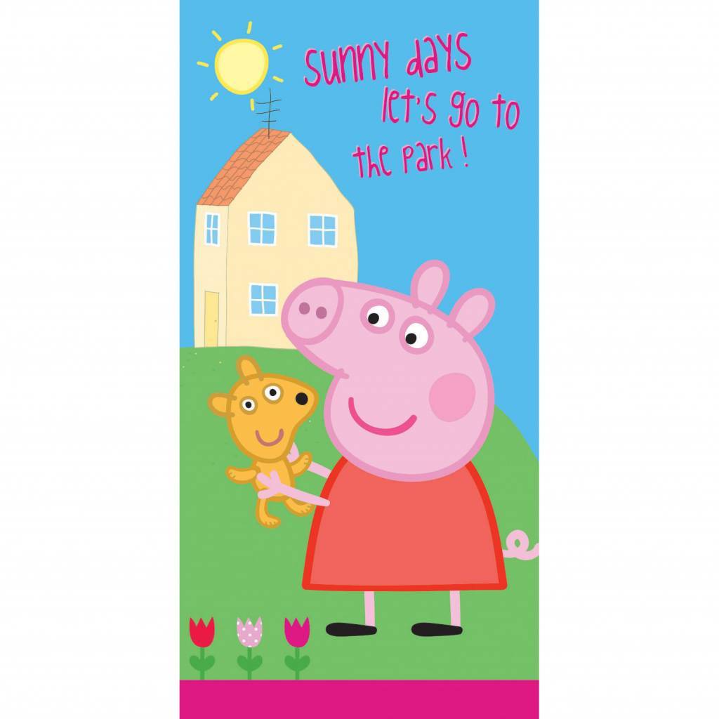 Peppa Pig Sunny - Beach towel - 70 x 140 cm - Multi