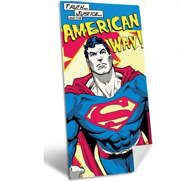 Superman American Way - Beach towel - 70 x 140 cm - Multi