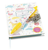 Floss & Rock Mermaid - diary with scent pen - 10 x 15 cm - Multi