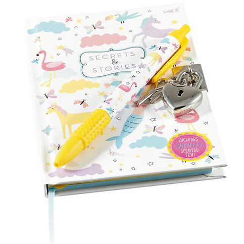 Floss & Rock Mermaid - diary with scent pen - 10 x 15 cm - Multi