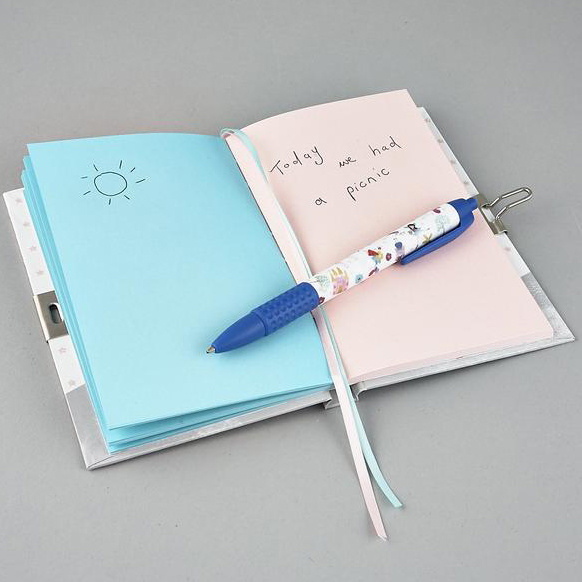Floss & Rock Unicorn - dagboek met geurpen - Multi