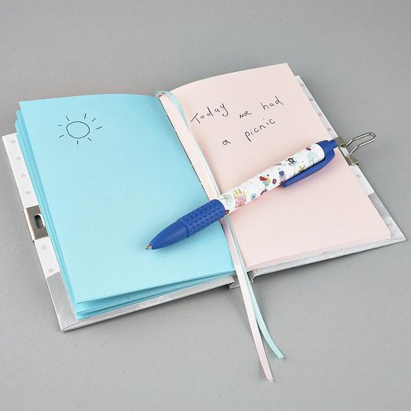 Floss & Rock Unicorn - diary with scent pen - Multi