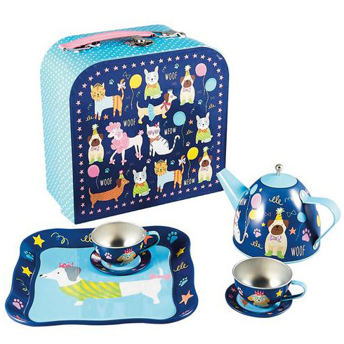 Floss & Rock Pets - Tin tea set - 7 pieces - Multi