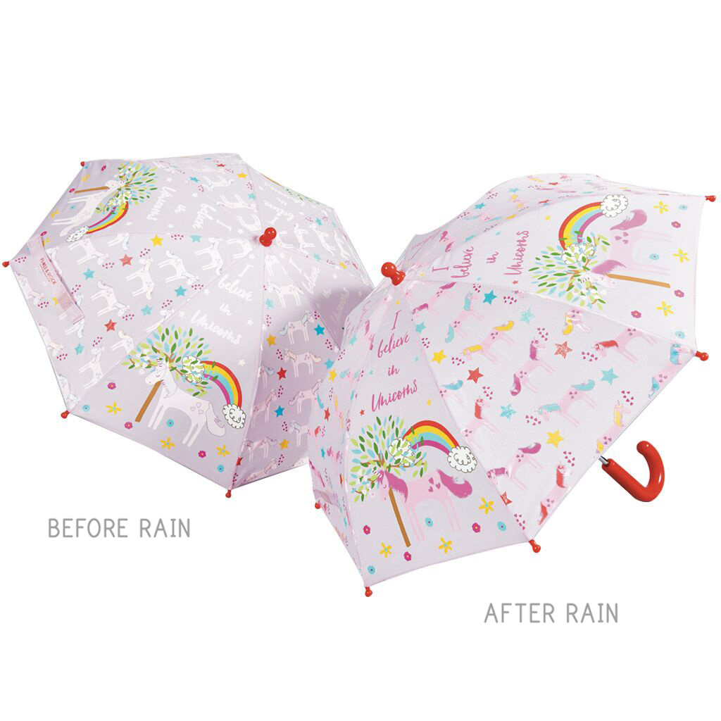 Floss & Rock Unicorn - Umbrella - Changes color!