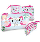 Flamingo Look Like Flamingos - Etui - 22 cm - Multi