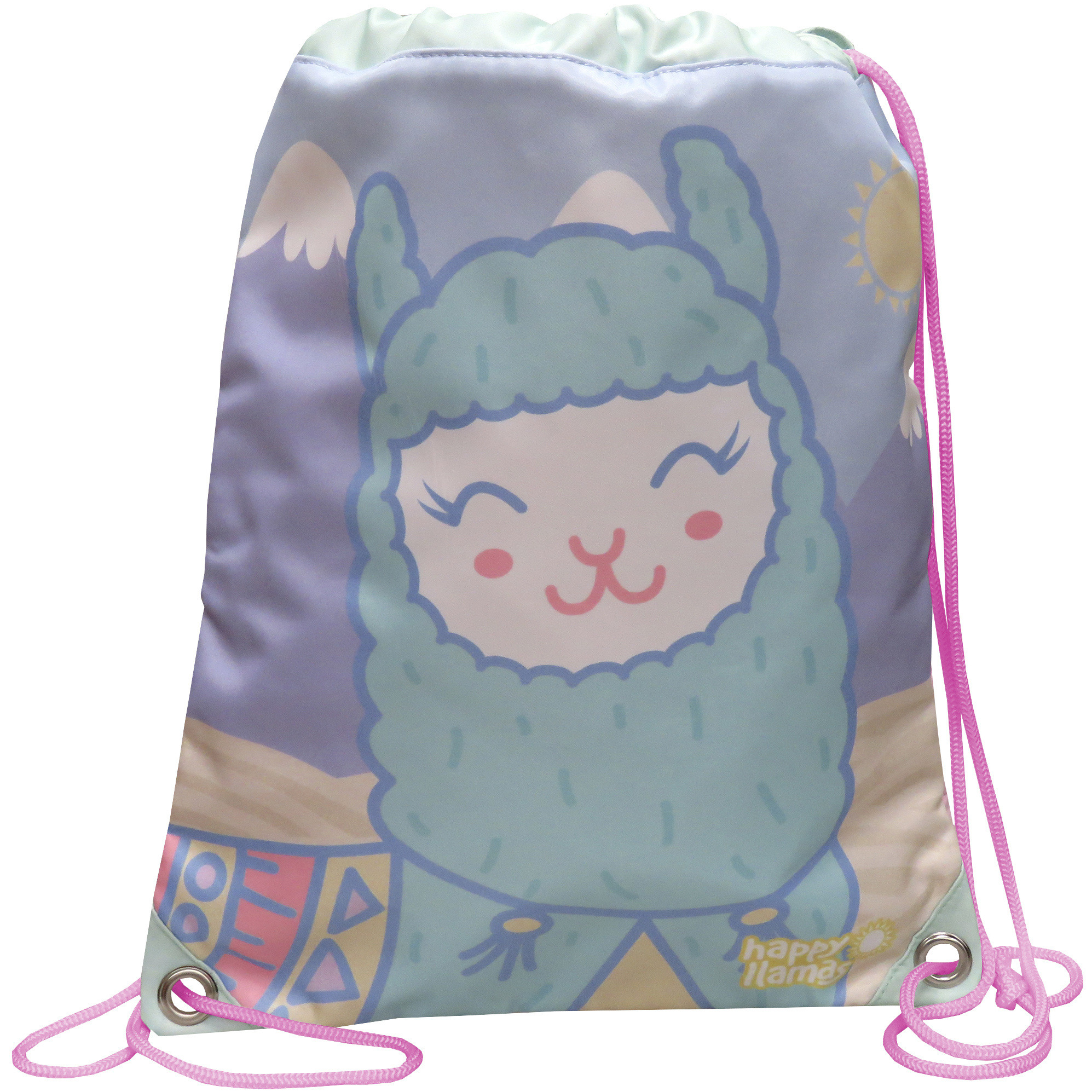 Lama Happy Lama's - Gymbag - 34 x 44 cm - Multi