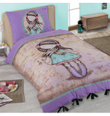 Santoro London Gorjuss Lost in Music Duvet cover - Single - 140 x 200 cm - Multi