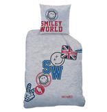 Smiley World Spirit Duvet cover - Single - 140 x 200 cm - Gray