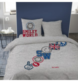 Smiley World Spirit Duvet cover - Double - 240 x 200 cm - Gray