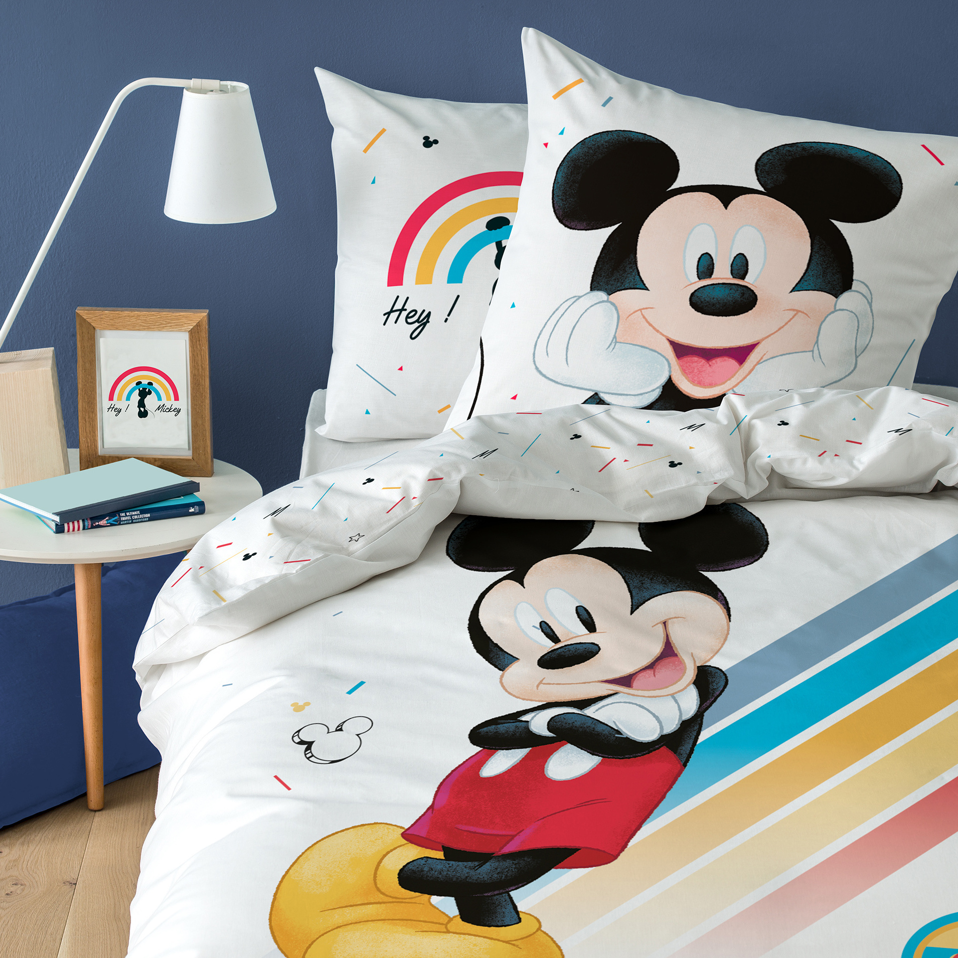 Disney Mickey Mouse Colorful - Duvet cover - Single - 140 x 200 cm - Multi