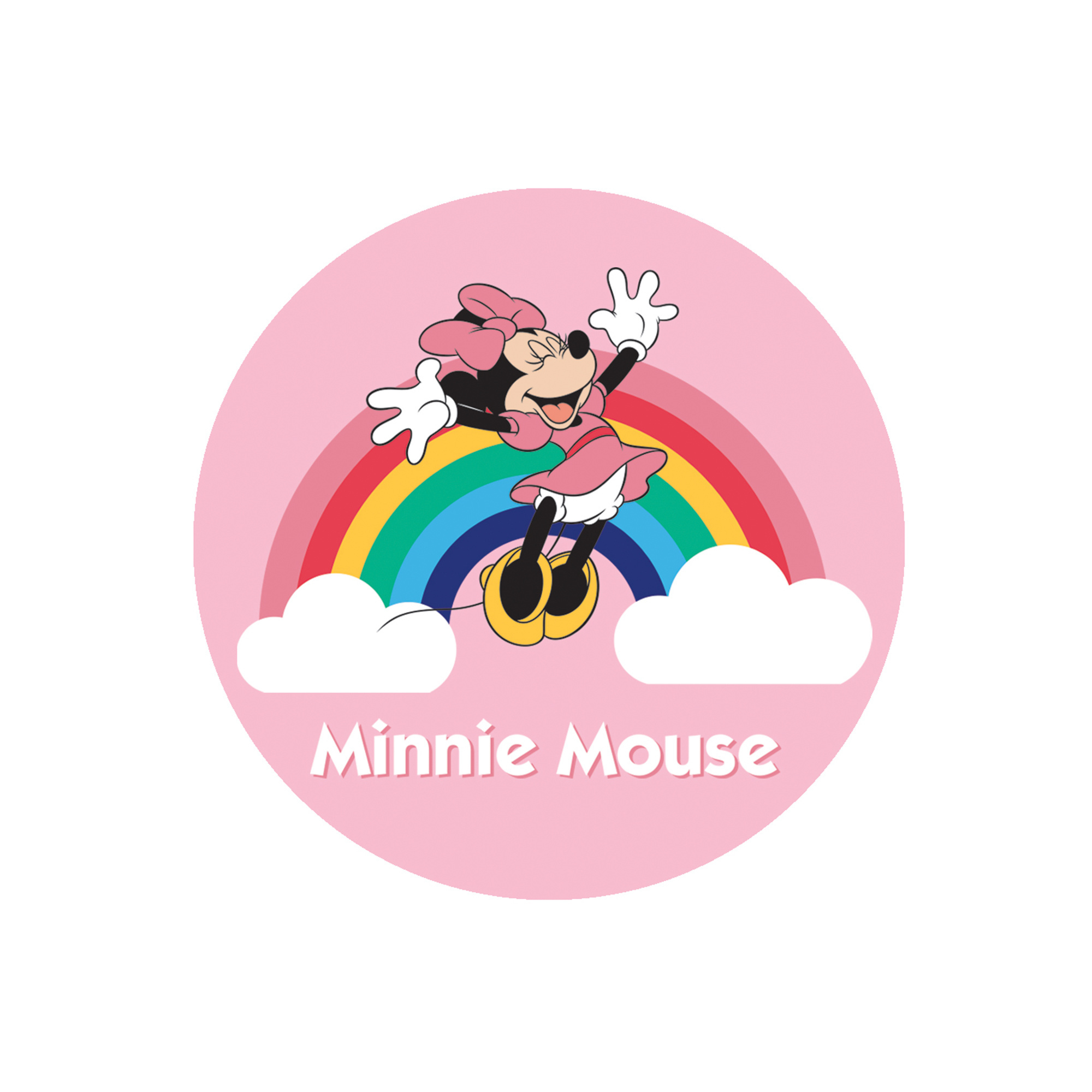 Disney Minnie Mouse Badjas Rainbow - 6/8 jaar - Roze