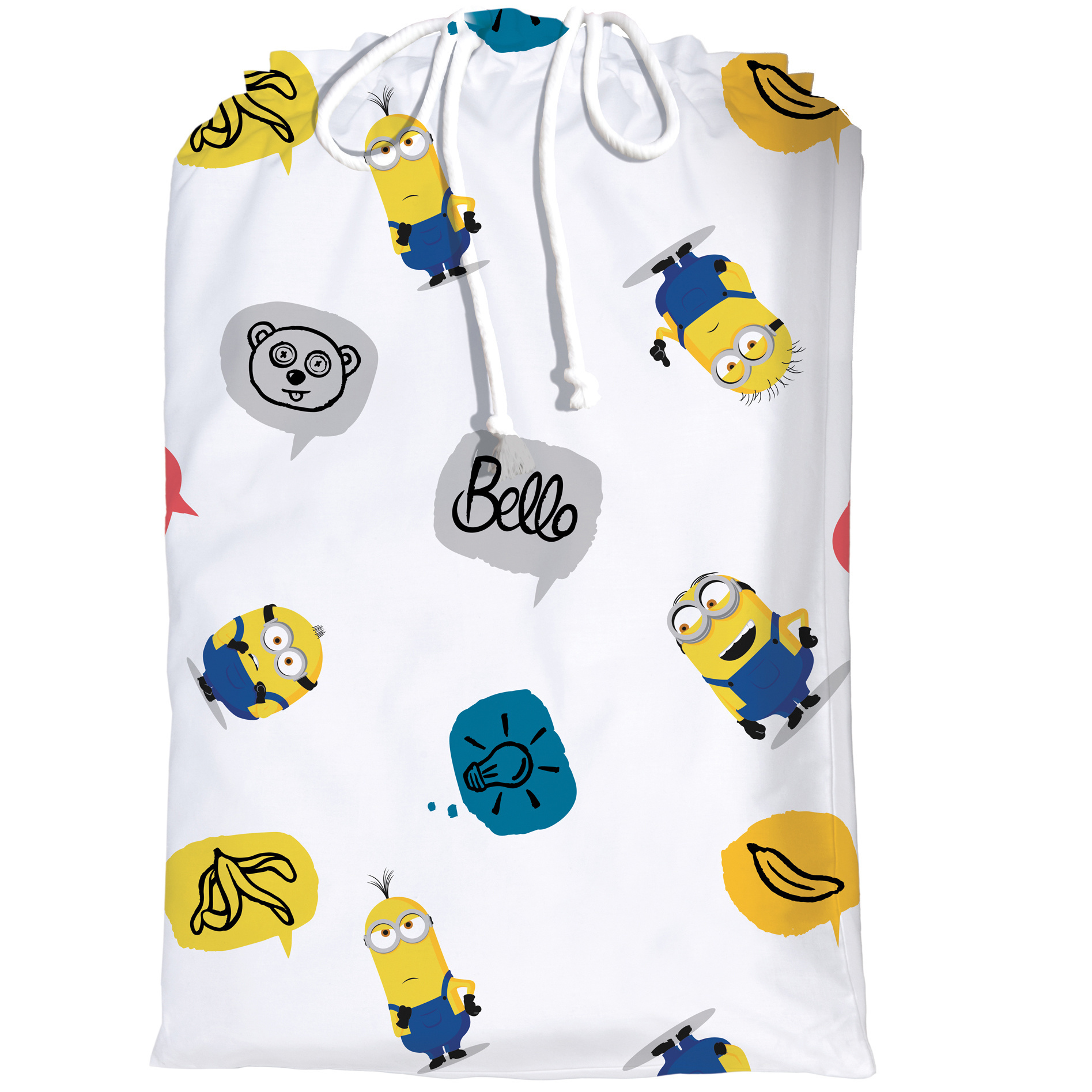 Minions Banana - Duvet cover - Single - 140 x 200 cm - White