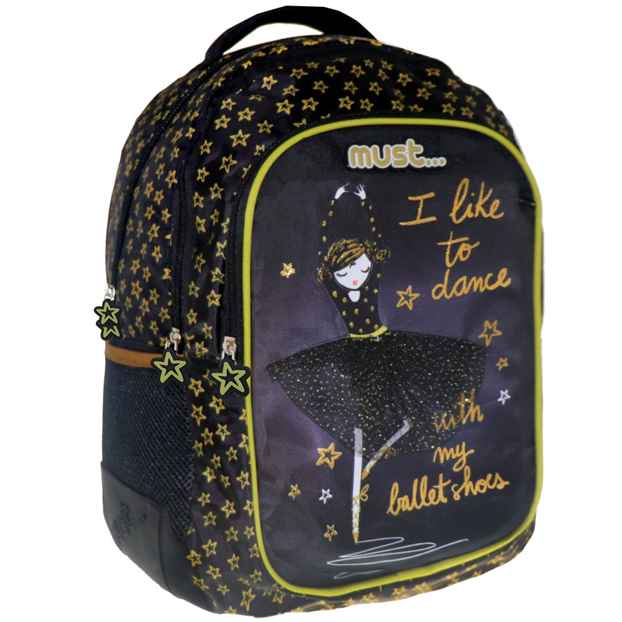 Must Ballerina Backpack - 43 x 32 x 18 cm - Black