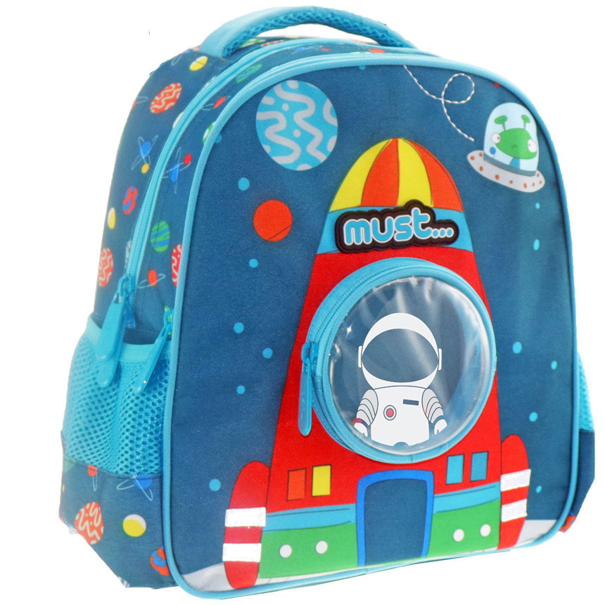 Must Spacecraft Rugzak - 31 x 27 x 10 cm - Blauw