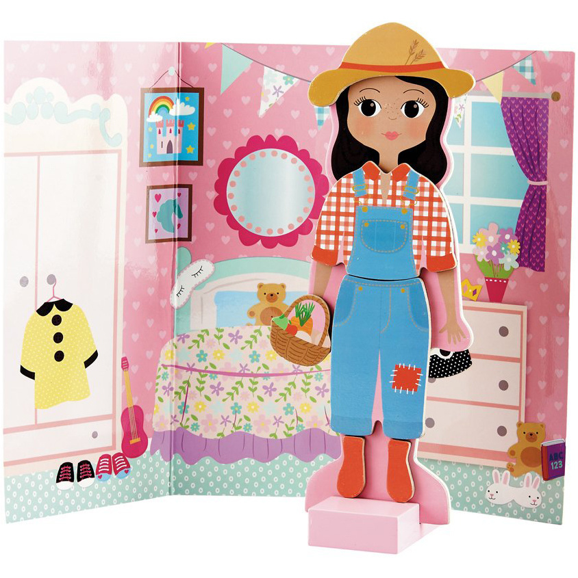 Floss & Rock Sophia magnetic dress up doll - 48 pieces