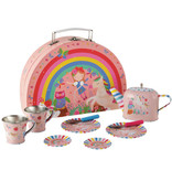 Floss & Rock Floss & Rock Fairy Unicorn 9 pieces Tin tea set in case