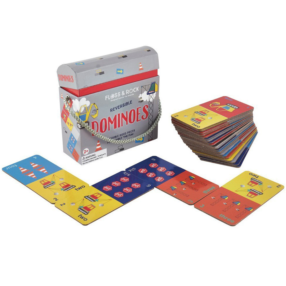 Floss & Rock Domino two-sided Construction - 13 x 13 cm