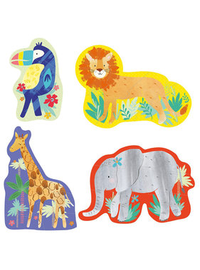 Floss & Rock Jungle puzzels 4 stuks