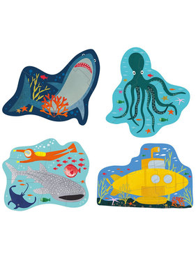 Floss & Rock Oceaan puzzels 4 stuks
