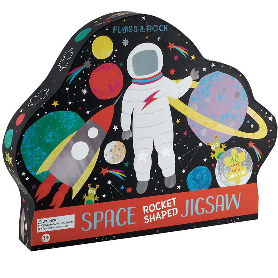 Floss & Rock Space - puzzle - 80 pieces - 35 x 55 cm - Multi