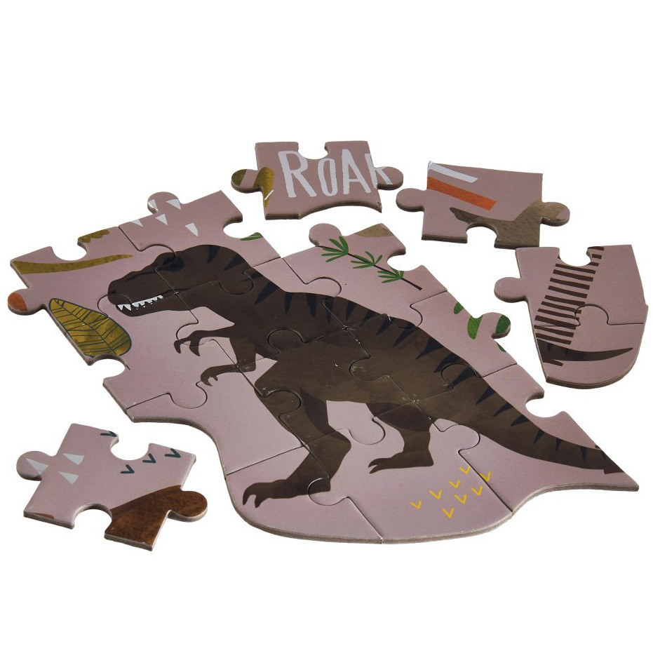 Floss & Rock Dinosaur - puzzle - 80 pieces - 35 x 55 cm - Multi