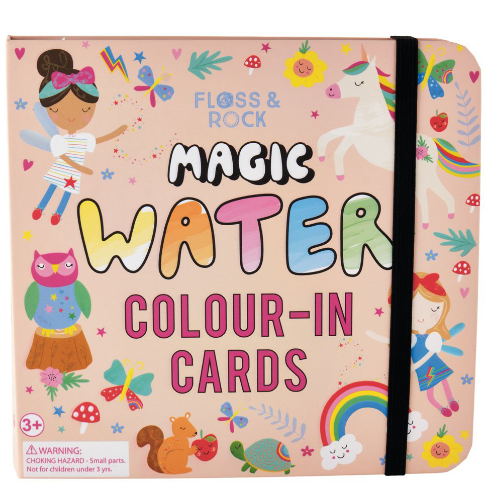 Floss & Rock Rainbow Fairy - water color cards - 19 x 18 cm - Multi