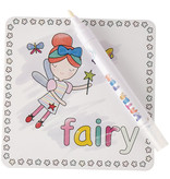 Floss & Rock Rainbow Fairy - water color cards - 19 x 18 cm - Multi