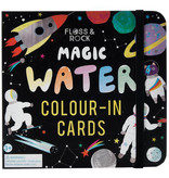 Floss & Rock Space - water color cards - 19 x 18 cm - Multi