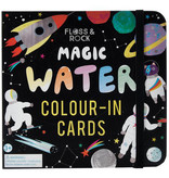 Floss & Rock Space - water kleur kaarten - 19 x 18 cm -  Multi