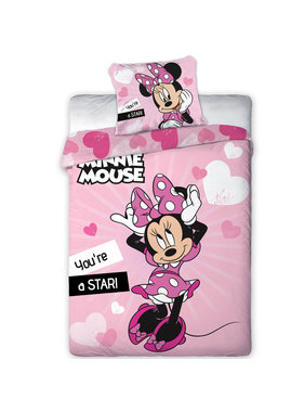 Disney Minnie Mouse Dekbedovertrek Star 140 x 200