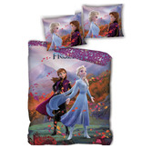 Disney Frozen Dekbedovertrek - Eenpersoons - 140 x 200 cm - polyester